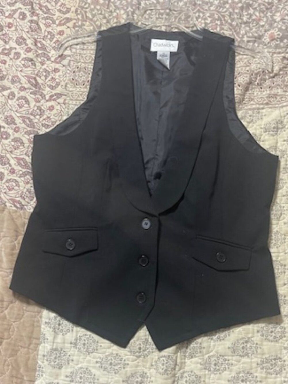 Chadwick’s Black Women's Vest